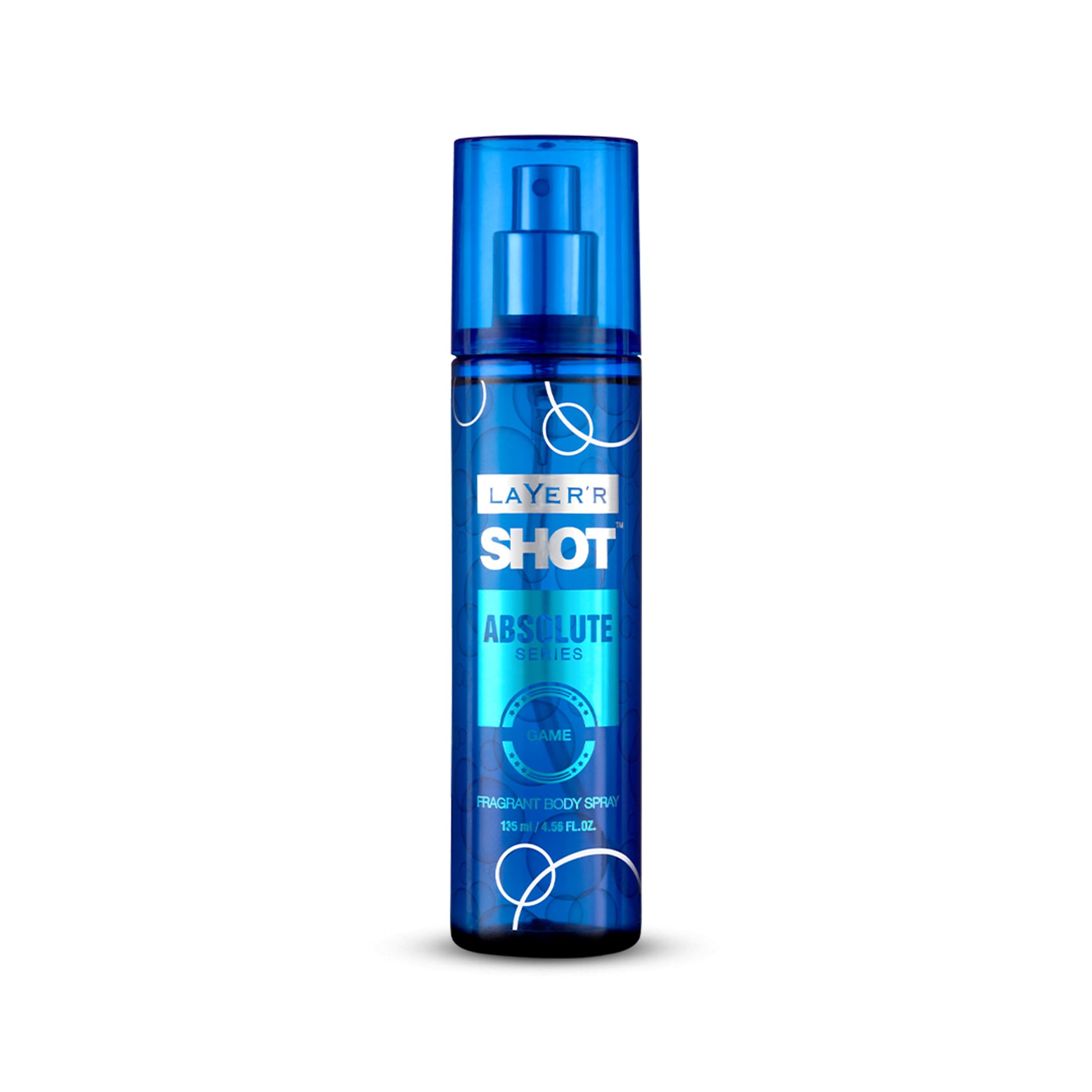 Layer r Shot Absolute Series Game Body Spray For Men - 135ml | long-Lasting Premium Fragrance With Irresistible & Odour Defence Scent | Perfect For