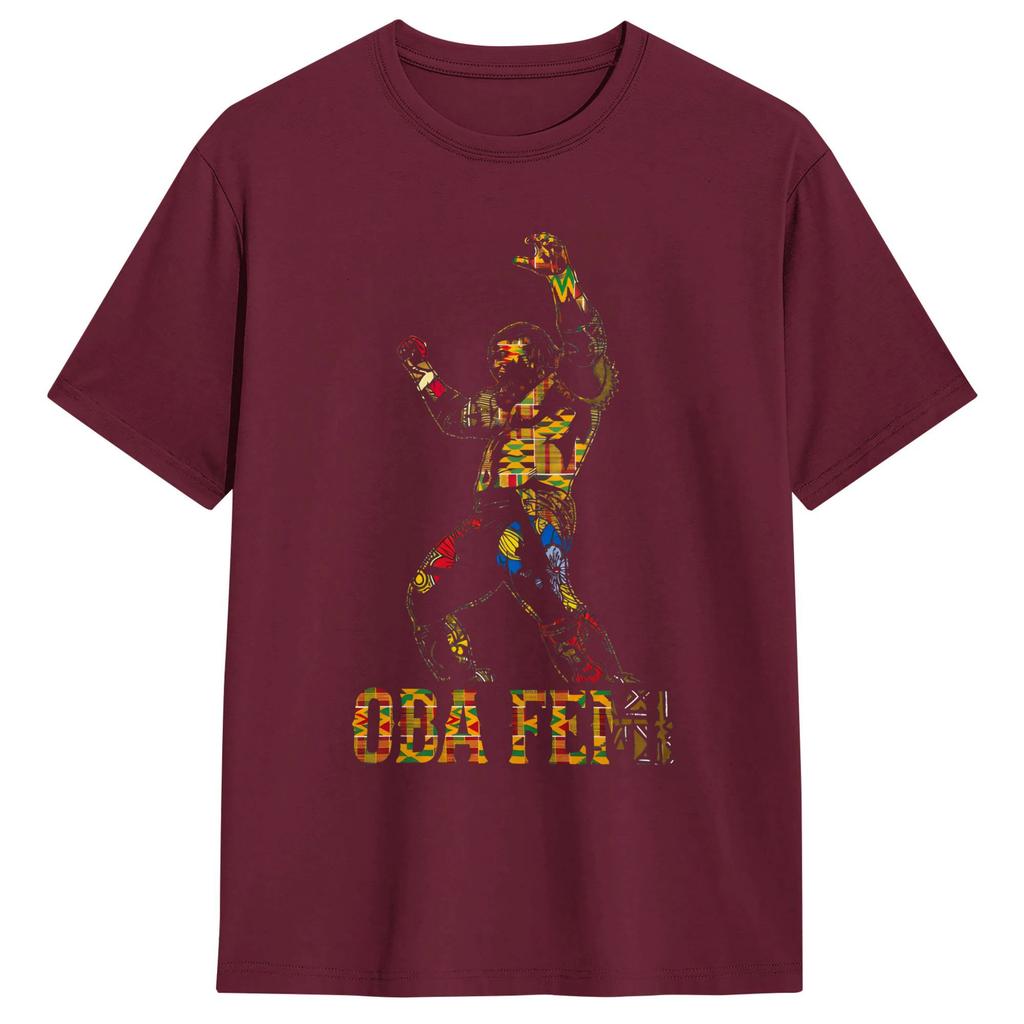 Unisex TShirt Oba Femi Black History T Shirts Hippie Summer Tee Shirt Aesthetic Pure Cotton Tops Gift