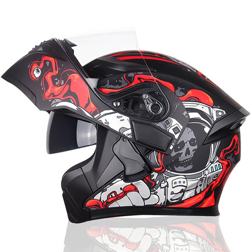 Cască Motocicletă Cască Motocicletă Full Face Accesorii Motocicletă Bărbați Și Femei Impermeabilă Protecție Solară Cască Certificată DOT