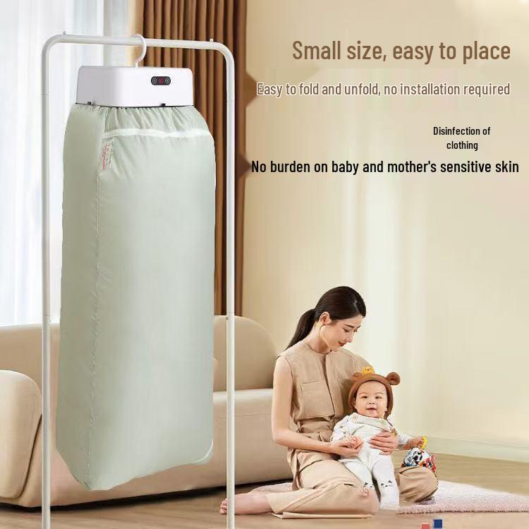 Portable Foldable Clothes Drying Cabinet - Compact Travel Dryer Machine Set