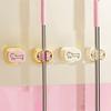 Cute Mop Broom Holder Plastic Broom Storage Rack Multi-functional Broom Hanger  Bathroom