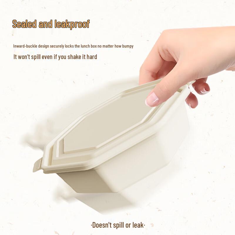 Jiwanggu Biodegradable Round Disposable Meal Box