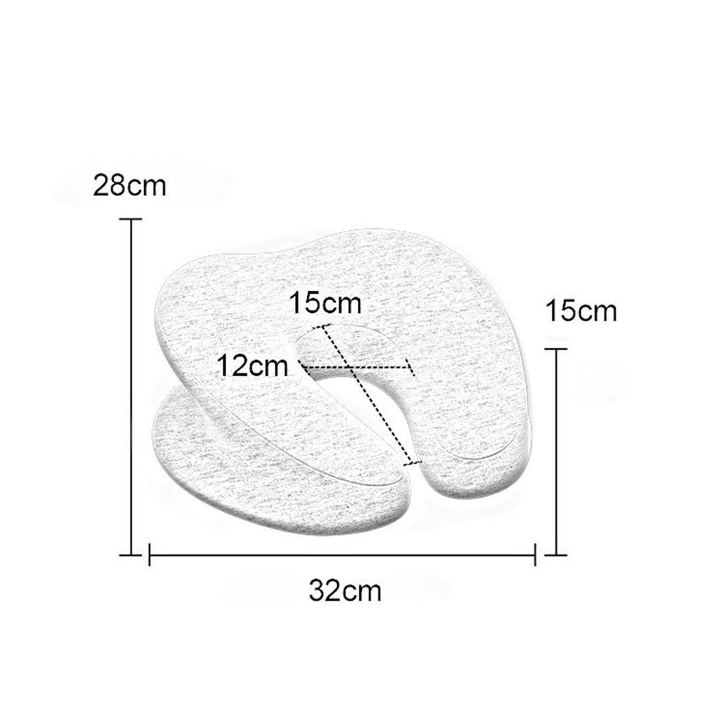 Neck Pad Easy Clean with Zipper Portable Headrest Multipurpose Face Cradle