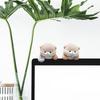 2 Stück Kleine Otterfigur Auto Armaturenbrett Zubehör Niedlich Kreativ Mehrzweck Schreibtisch Dekoration für Bücherregal Schrank Notizbuch