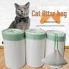 Thickened Drawstring Cat Litter Bags: Anti-scratch, Portable, and Tear-resistant for Easy Litter Box Cleaning