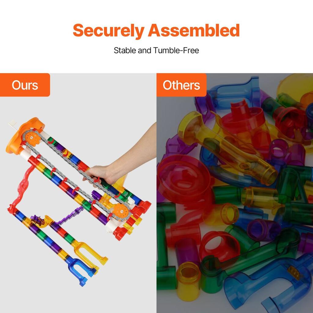 Marble Run Set 153 PCS with Motorized Elevator Educational Gift for Kids