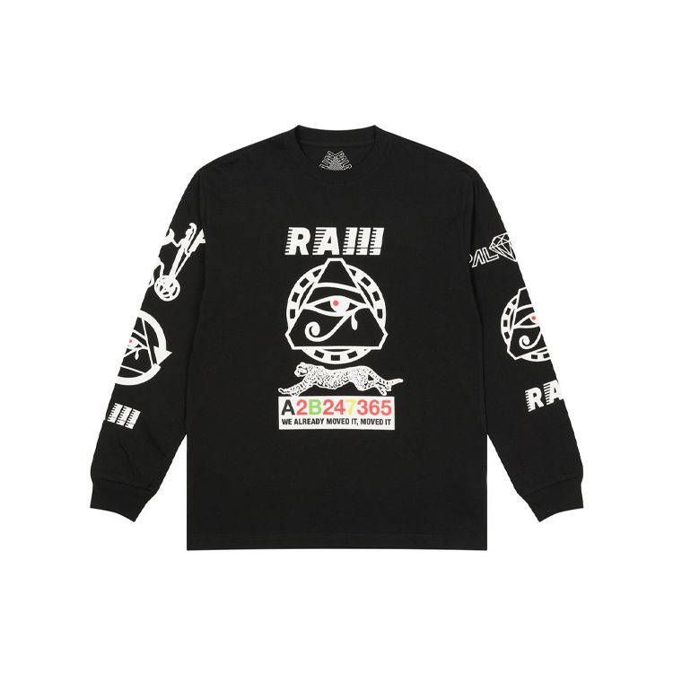

Palace Ra Long-Sleeve Black Unisex Tops P21LS002 M