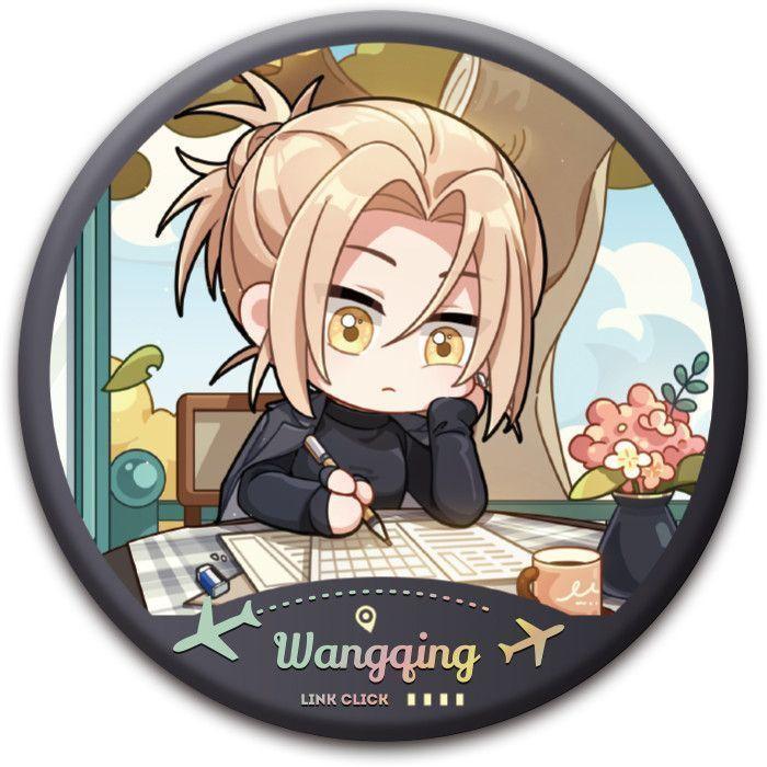 Cute Link Click chibi vein Charles Jo Lucas Yoyo merchandise, new creative anime cartoon pattern fashion decorative brooch badge