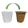 3pcs Biodegradable Nursery Pots Coconut Fiber Flower Pot  For Plant Garden Supply