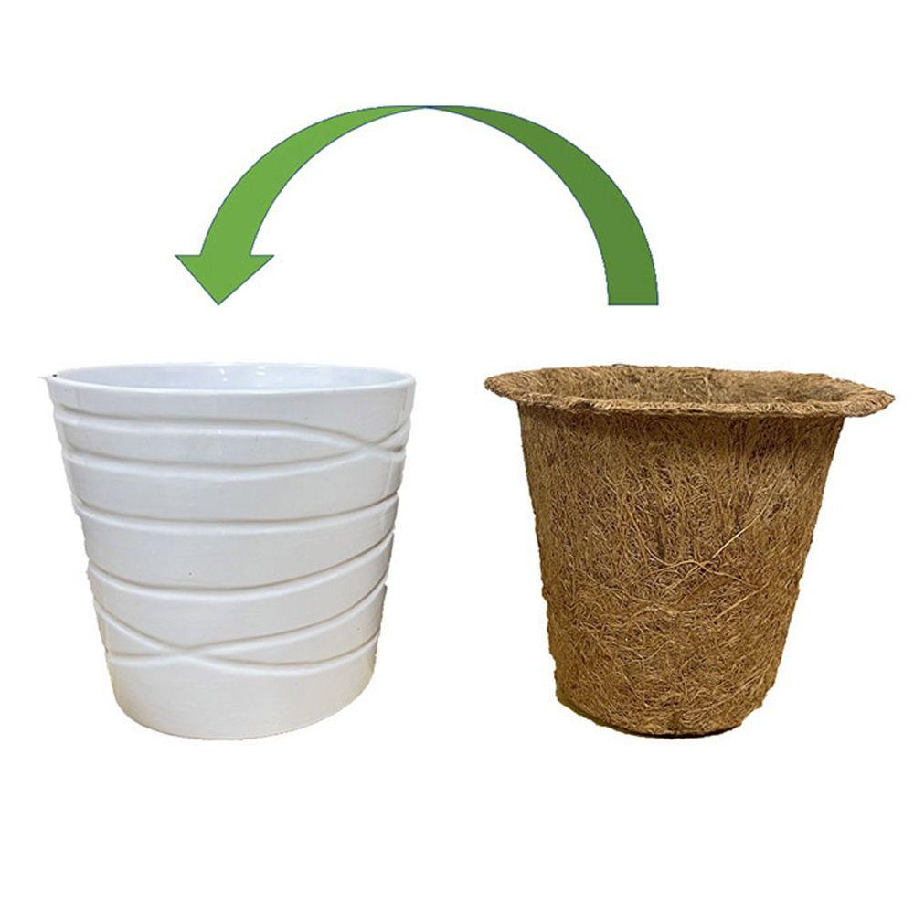 3pcs Biodegradable Nursery Pots Coconut Fiber Flower Pot  For Plant Garden Supply