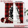 Curtains Christmas Buffalo Plaid Tree Chic Versatile Fabric All Decorative Living Set Of 2 Made Polyester