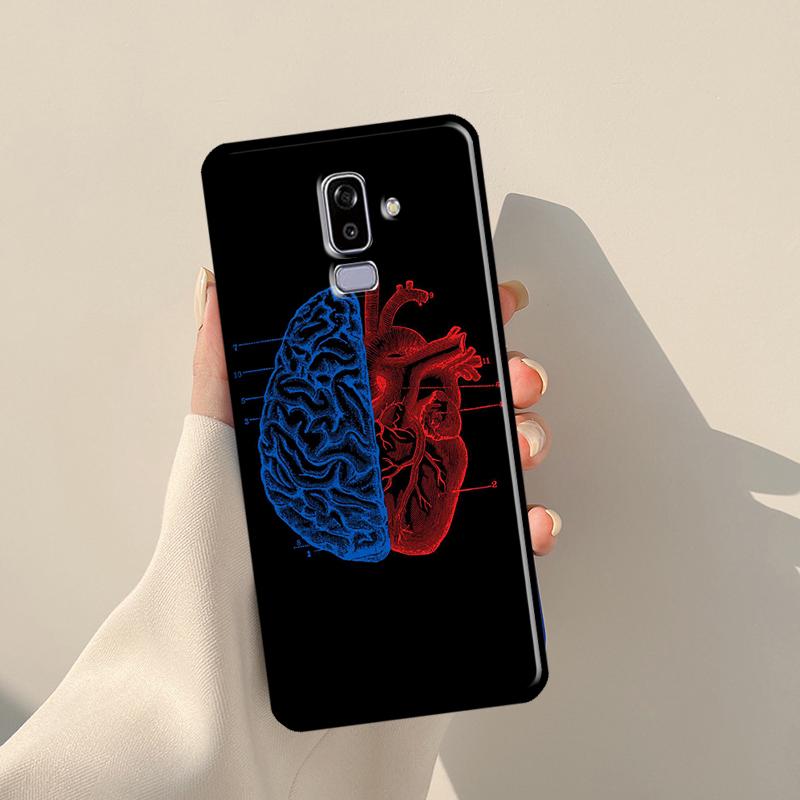 Brain Art Cover For Samsung Galaxy J4 J6 Plus 2018 A6 A7 A8 A9 J8 J1 2016 A3 A5 J3 J7 J5 2017 Case