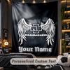 TapestryRammstein Custom Name Text Personalized Wall Hanging Tapestry Home Wall Decor