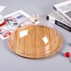 Stylish Bamboo Wood Tray with Acrylic Lid: Dustproof Tray for Snacks, Xinjiang Naan, Cake, and Bread