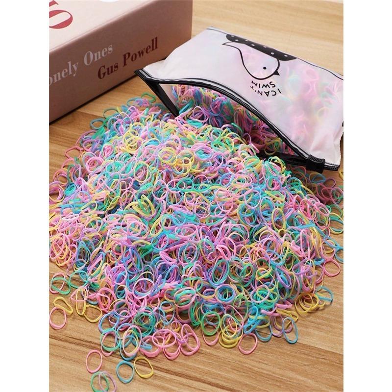 Disposable Elastic Hair Ties, Hair Bands And Ponytail Holders, Suitable For Hairstyling And Daily Decoration, Everyday Hair Accessories