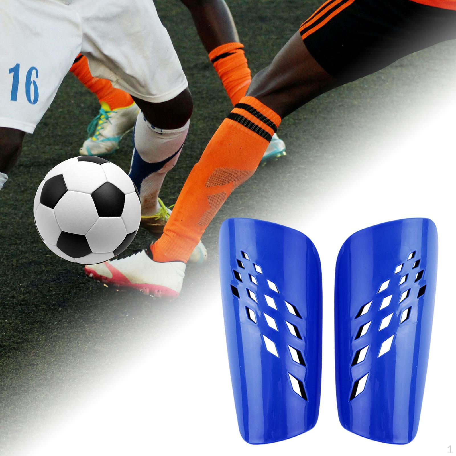 

Футбольные щитки для голени, легкая защитная экипировка для детей синий