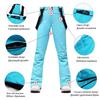 -30 Grad Skihose Damen Winter Outdoor Verdickt Winddicht Wasserdicht Warm Schneehose Sport Snowboarden Atmungsaktive Hose