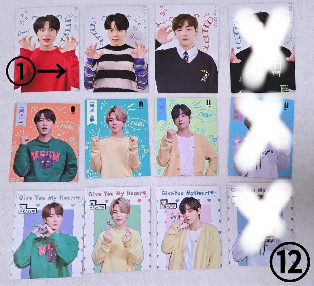 [USED] BTS Photo Cards by Korean Producers