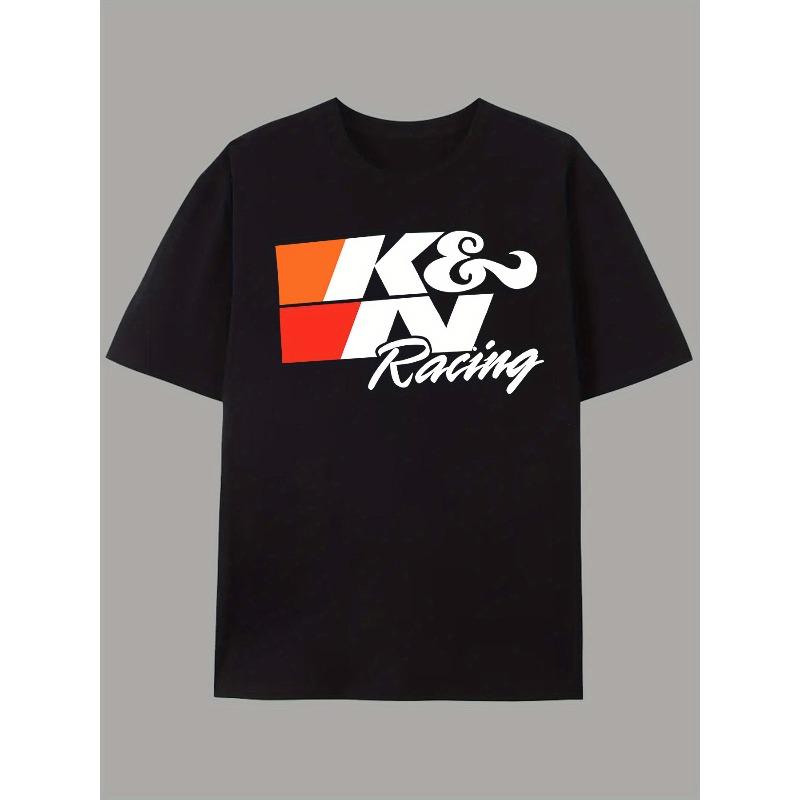 Europese maten Herentop, Casual T-shirt met korte mouwen en ronde hals, Geschikt voor Zomer en Lente, Herenkleding voor Buiten in de Zomer