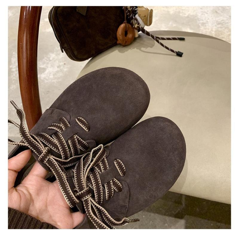 

[] Puff Soft Bread~ Big Round Head Casual Platform Mary Jane Single Shoes Women 40