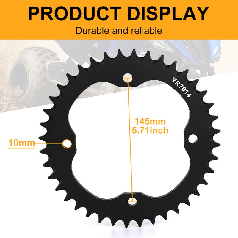 40 Tooth Motorcycle Rear Sprocket Gear Wheel Cam For Yamaha RAPTOR 250 RAPTOR 250R 350 700 700R YFZ 450 YFZ 450 YFZ450R YFZ450X