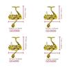 Golden Spinning Reel Fishing Reel Golden Speed Ratio Unloading Alarm Metal Line Cup Maximum Resistance 16kg Suitable for Fresh Water and Sea Water