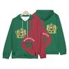 Hettegensere Marokko nasjonalt emblem Flagg 3D-utskrift Gensere Gutter Jenter Unisex hette-gensere med lange ermer treningsdress
