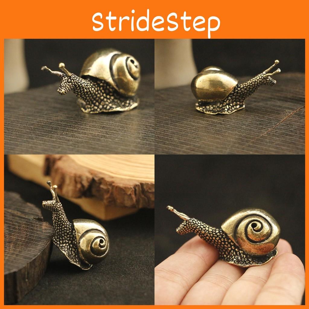 Brass Solid Snail Ornaments Tea Pet Vintage Copper Simulation Decorations Toy