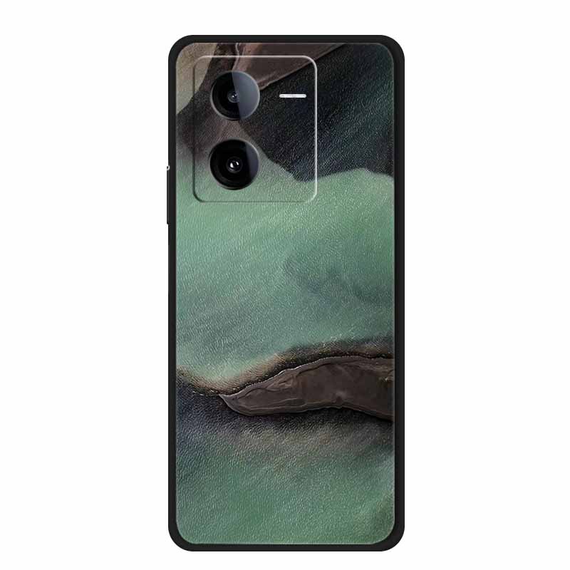 Phone Cover For Vivo iQOO Z8 5G Cases 6.64" Marble Soft TPU Silicone Para for Vivo iQOO Z8 V2314A 2023 Back Case Bumper Fundas