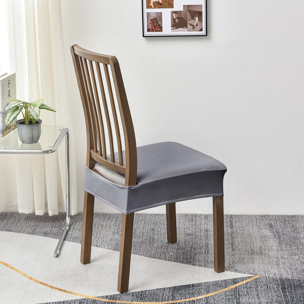 PU leather chair seat cover waterproof cross-border home dining chair cover half pack hotel pu leather chair cover cover