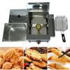 Commercial Deep Fryer Oil Portable Sturdy with Removable Basket 6L for Fried Chicken French