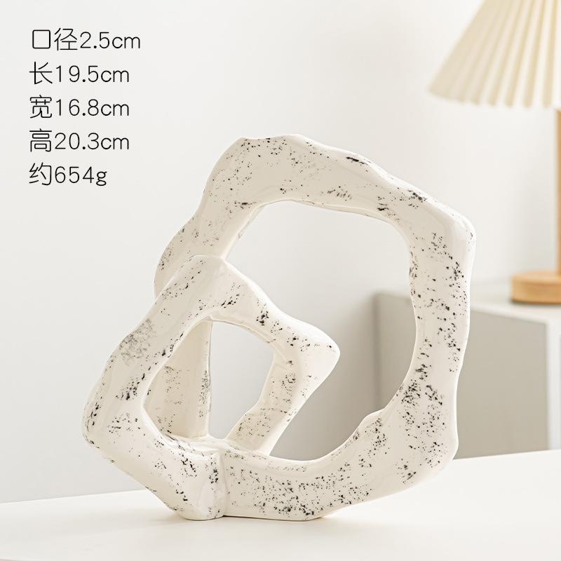 Modern Creative Special-shaped Vase Ceramic Living Room Entrance Wine Cabinet Decoration Home Creative Nordic Decorative Pieces