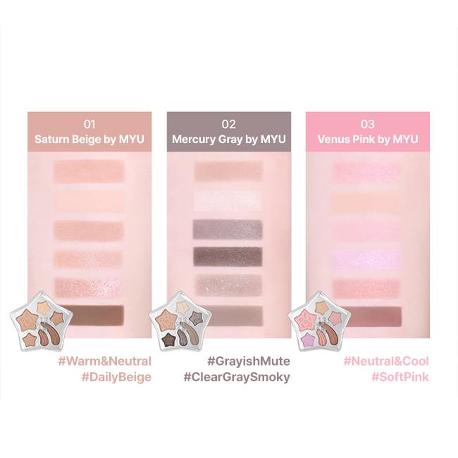 tiptoe Wish Touch Eye Palette (6 Colors)