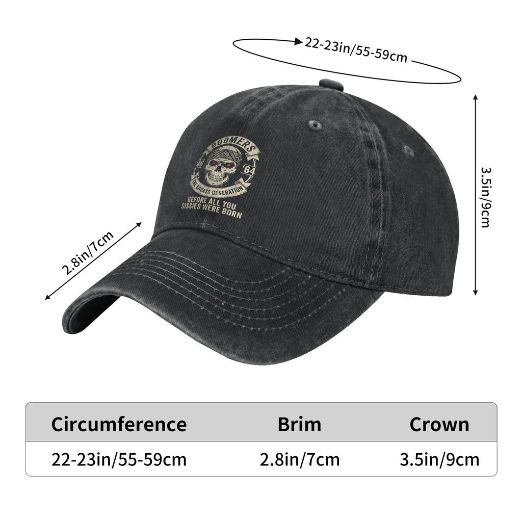 Boomer Generation Badass Before All You Sissies Were Born Casual Baseball Cap  Outdoor Sports Trucker Hat Summer Sun-Proof  Cap