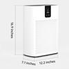 HEPA Air Purifier 15dB Quiet Sleep Mode. Smart Air Purifiers with App for Pet Hair