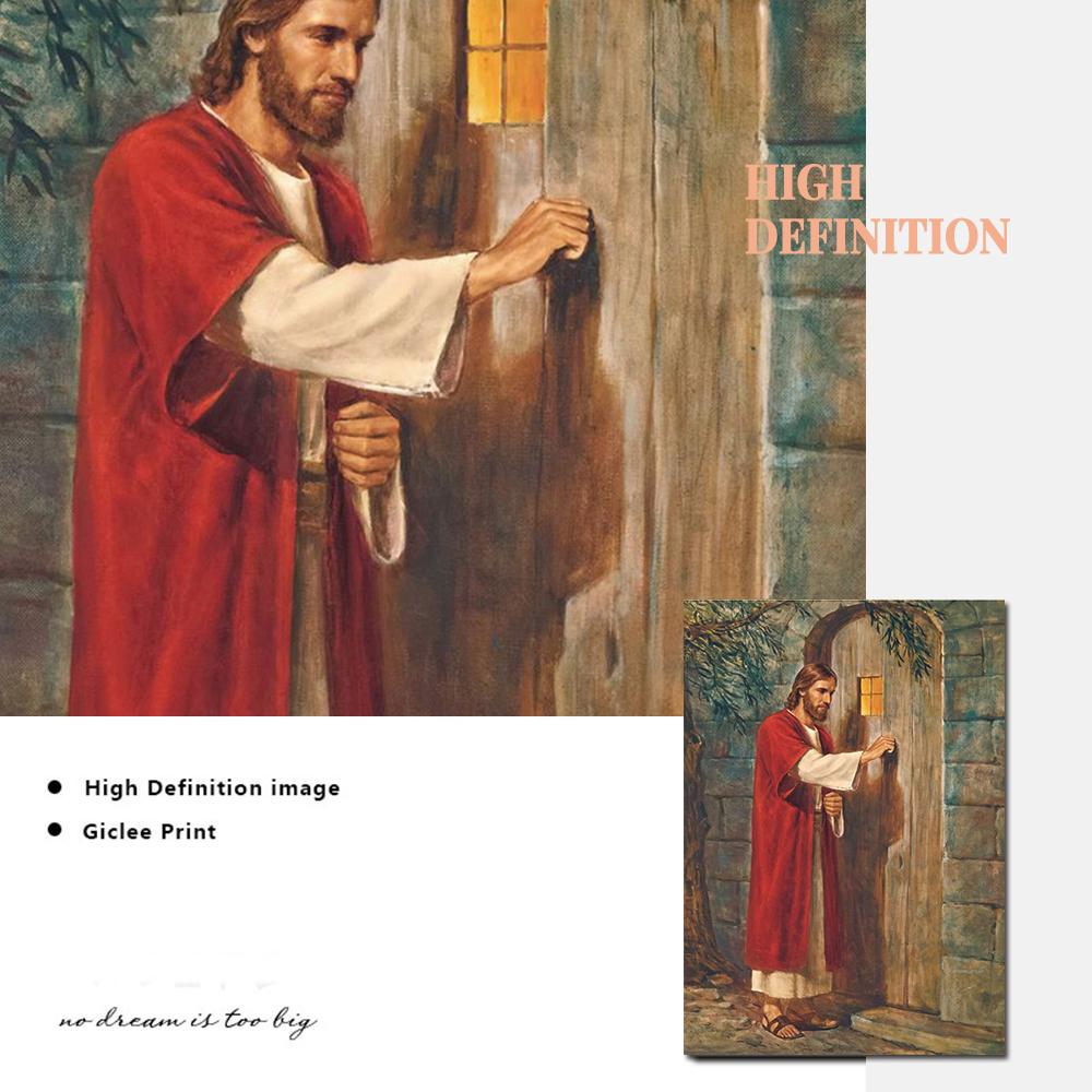Christ Religious Belief Series Jesus Canvas Painting Poster Print Wall Art Pictures For Room Church Home Decoration Vintage