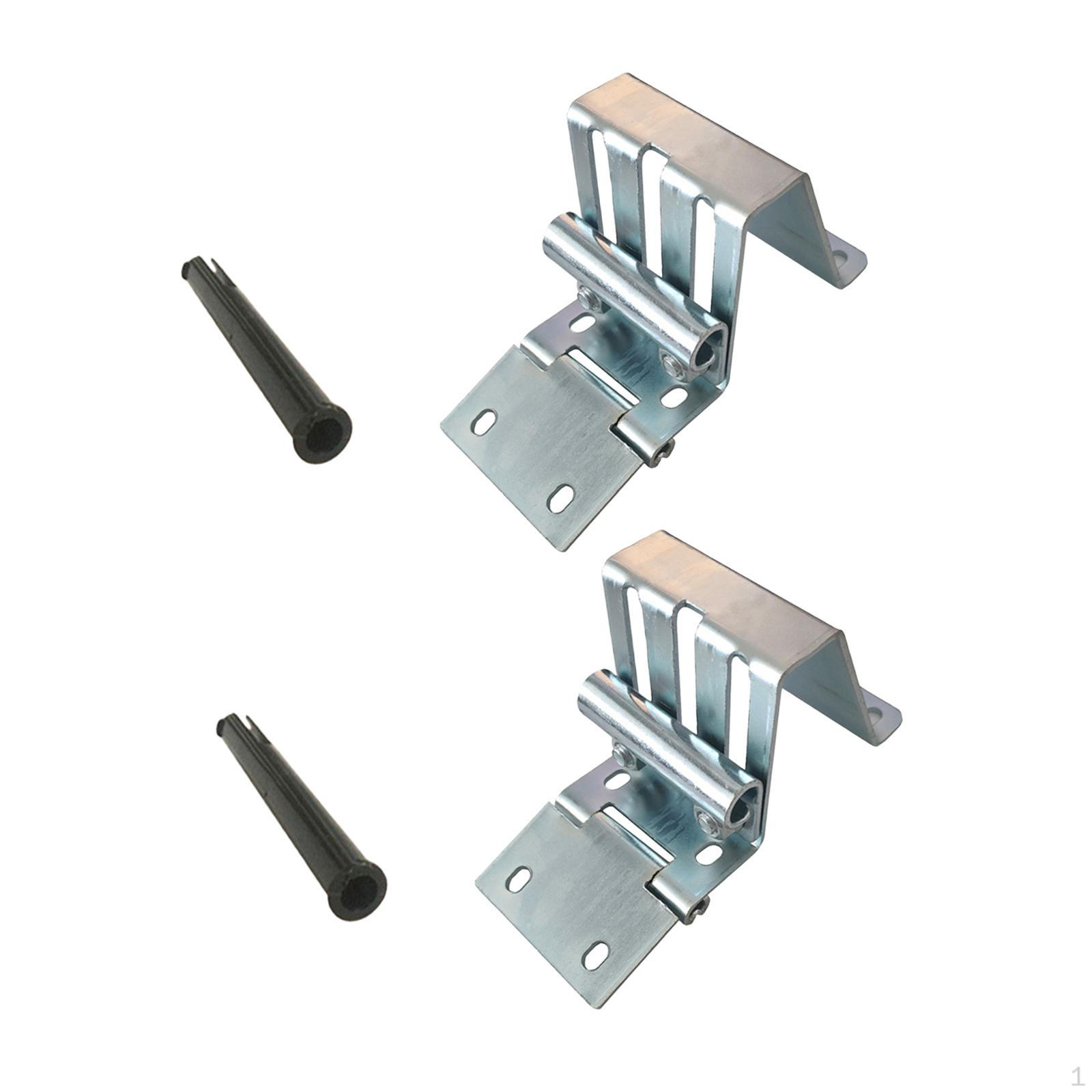

2 Garage Door Roller Brackets, Mounting Brackets for Electric Swing Gates, And Wear-resistant Parts Onto shaft