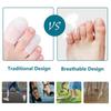 Silicone Toe Covers Soft Stretchy Toe Protectors for Men Women Breathable Anti-Friction Gel Caps Foot Care Sleeves