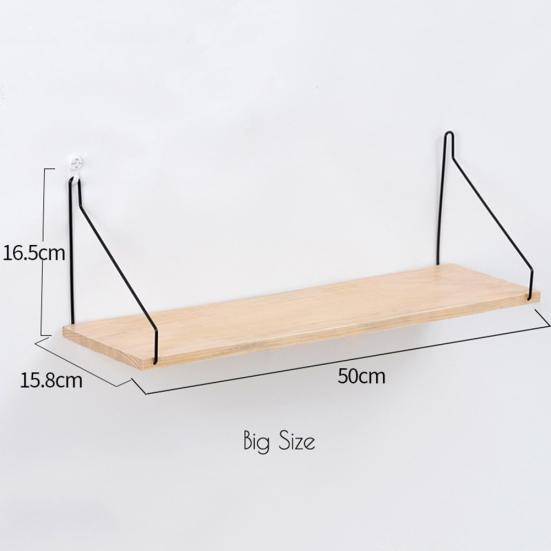 Home Room Wandbehang Einzelbrett Töpfe Figuren Lagerregal Regalhalter