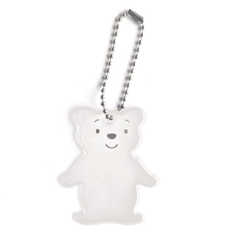 Cute Reflective Keychain Car Pendant Charm Bag Accessories for Traffic Safety
