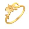 Kinitial Stainless Steel Scissors Egypt Eye of Ra Ghost Bee Gun Finger Knuckle Ring Women Wedding Party Jewelry Birthday Gift