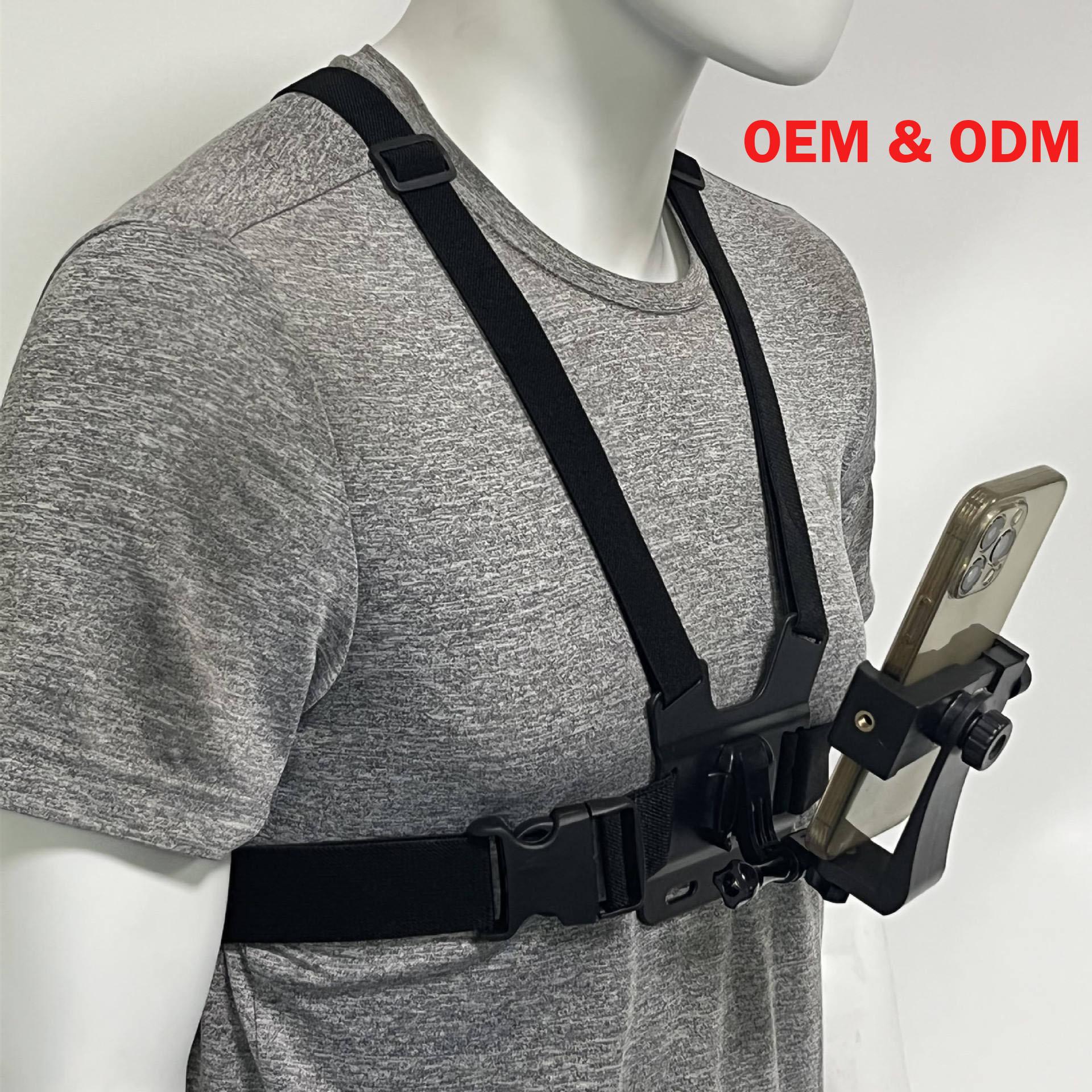 Factory 5 in 1 Chest Strap Phone Holder Mount Harness Strap Mount Chest Phone Holder Accessories Kit for GoPro Hero for Insta360 RSX-35 чёрный