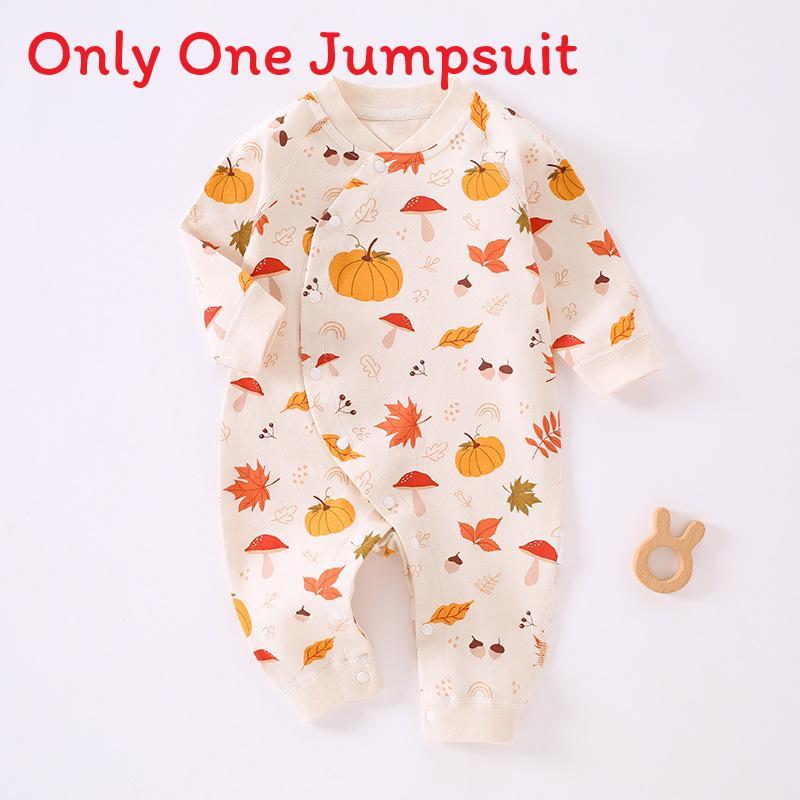 Newborn Cotton Baby Romper With Antibacterial Fabric Long Sleeve For Spring Autumn Infa