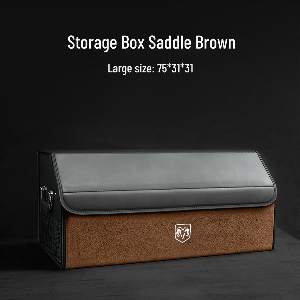 Compatible Trunk Organizer for Dodge Challenger, Journey, Hellcat, Viper, Stallion - Special Car Storage Box