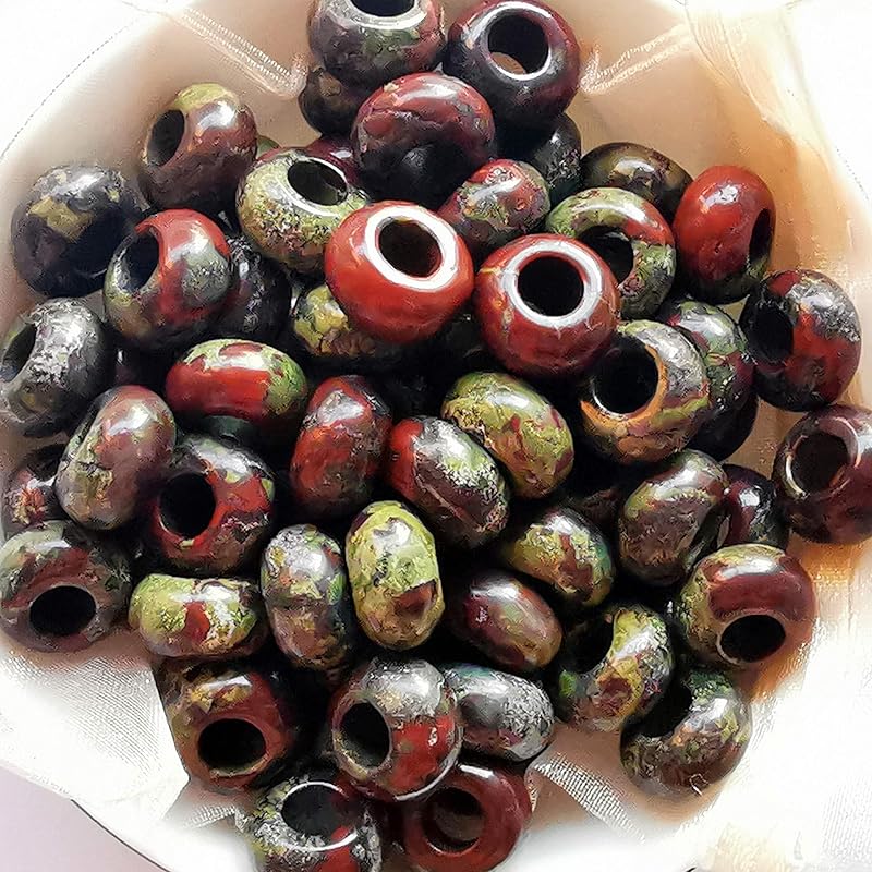 15 Pcs Natural Moonstone Large HoleLoose Stone Rondelle Beads Crystals and Healing Stones,6mm DIY-Jewelry Makings