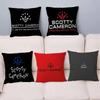 S-Scotty C-Cameron Pillow Covers Cartoon Sofa Decorative Home Double-sided Printing Short Plush Cute Cushion Cover