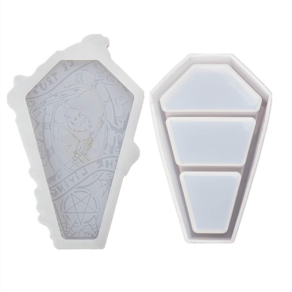 

Форма для хранения гроба в виде тыквы на Хэллоуин из эпоксидной смолы, силиконовая форма для самостоятельного украшения дома, хранения ювелирных изделий 2