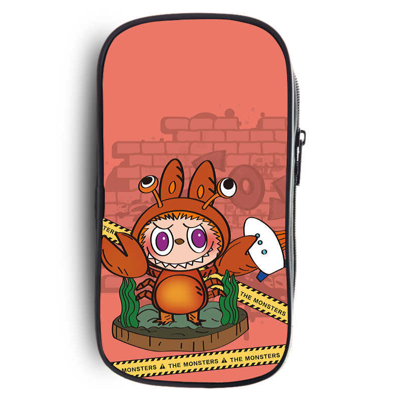 2025 Labubu Primary And Secondary School Students Cartoon Diy Printing Fashion Storage Pencil Bag