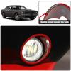 Front Fog Light Lamp Cover Trim For Dodge Challenger 2009-14 Red ABS Accessories