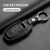 Leather Car Key Case Cover For Ford Focus Explorer Edge Mustang Fusion Mondeo Kuka Escape F250 F350 F450 F550 Galaxy Auto Parts